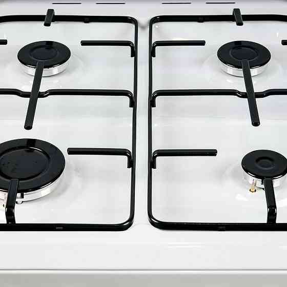 Плита кухонная газовая Grunhelm G4FG6612W-0 (60 см) 4 конфорки Газконтроль Электроподжиг Ящик для по Київ