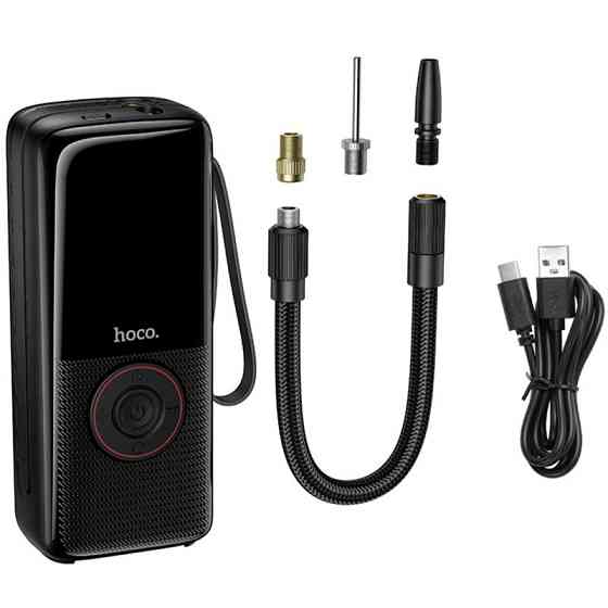Автомобильный насос Hoco ZP18 Enlighten smart air pump Херсон