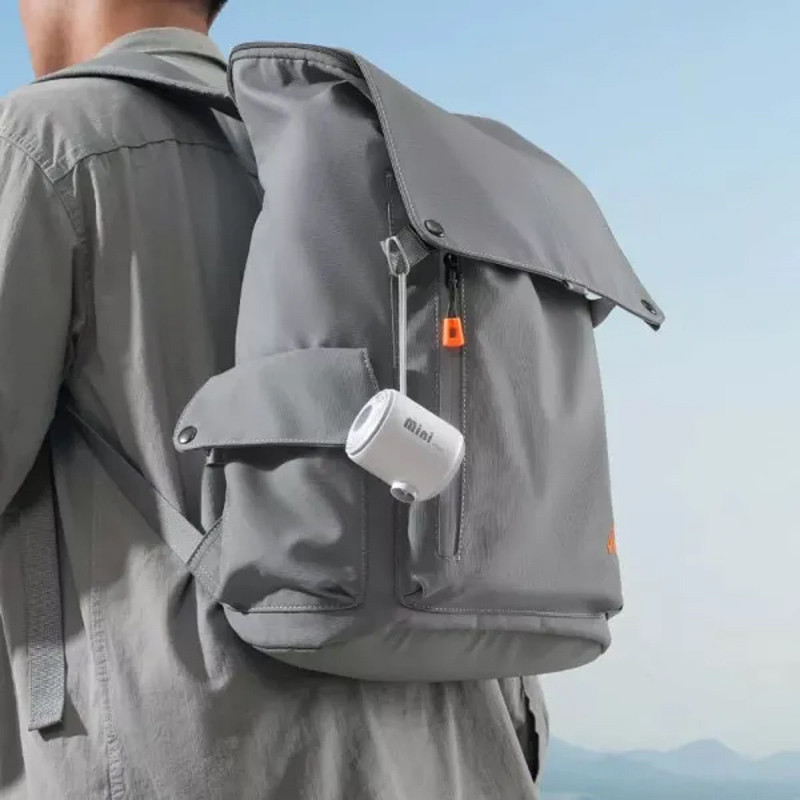 Портативный насос Baseus PocketGo Portable Air Pump 1600 mAh with LED lamp (C11157700221-00) Херсон - изображение 7