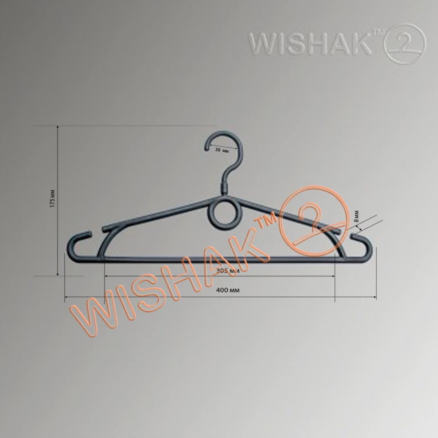 Дешеві чорні вішаки від виробника Хмельницький - зображення 3