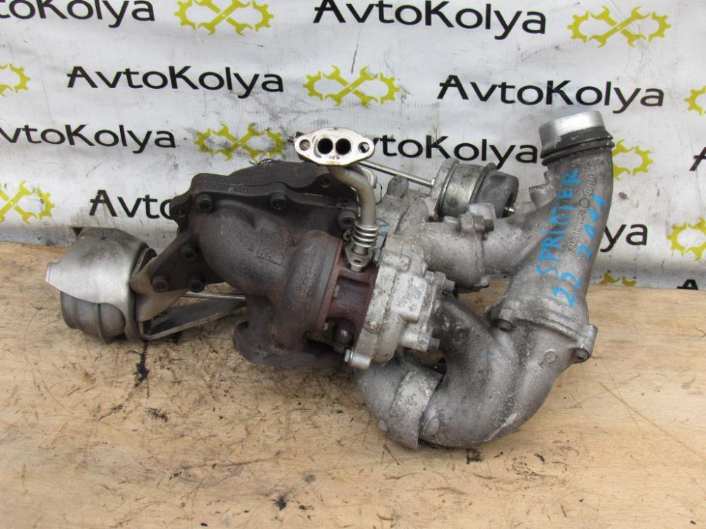 Турбина Mercedes Sprinter 2.2 Bi turbo 2011-2019 (A6510905380) Ковель - зображення 3