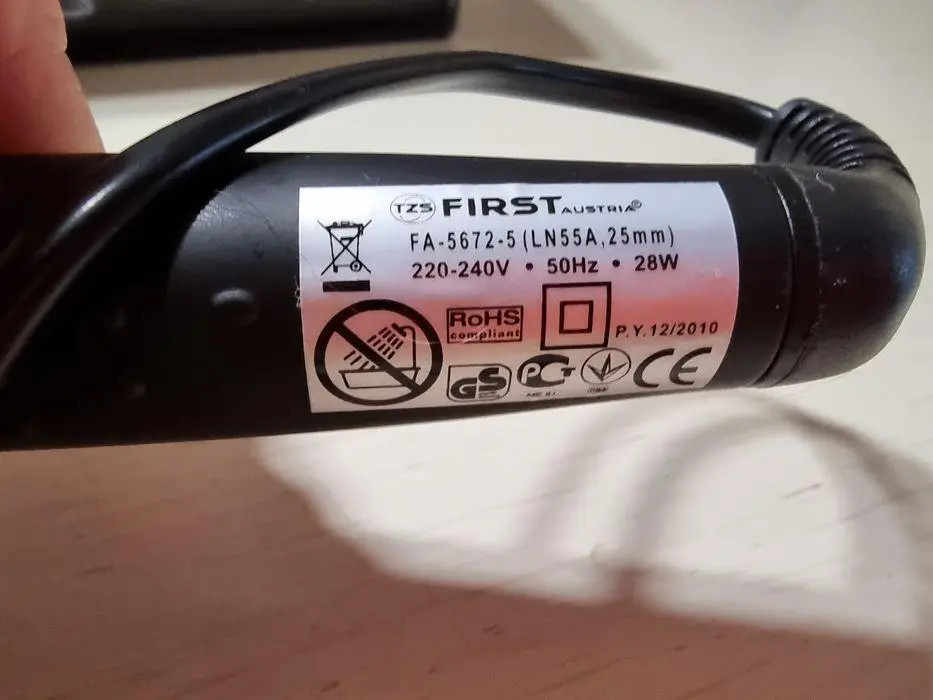 Плойка FIRST FA-5672-5 28 Вт Киев - изображение 6