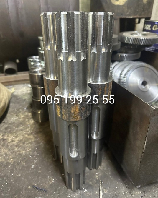 Вал редуктора ПРТ 10.02.662. Редуктор ПРТ 10.02.600 ПРТ-7, ПИМ-40 Днепр - изображение 1