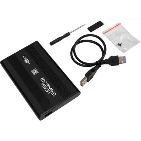 Зовнішня кишеня PowerPlant SATA HDD 2.5 USB 2.0 (HC380039) Black Харків