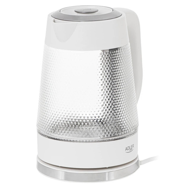 Электрочайник Adler AD 1306 1.8 л белый Київ - зображення 1