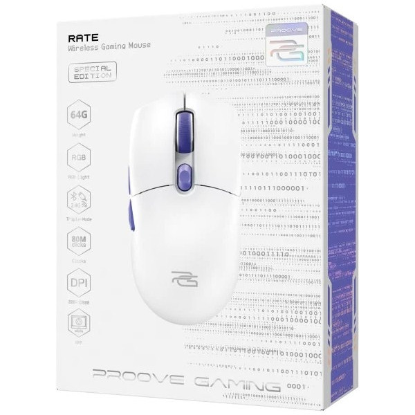 Мишка Proove Gaming Rate Special Edition White/Purple (CMRTWRS03002) Харків - зображення 4