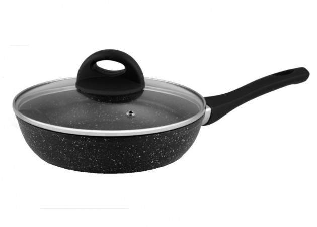 Сковорода універсальна із кришкою Edenberg EB-3428 24 см Київ - зображення 1