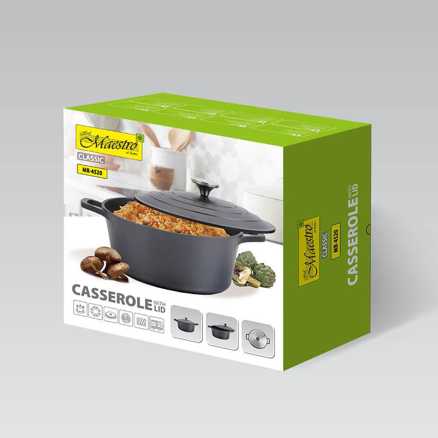 Кастрюля с крышкой Maestro Cast MR-4520 2,5 л Одесса - изображение 5