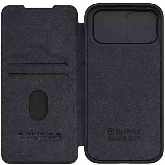 Кожаный чехол-книжка Nillkin Qin Pro Camshield для Apple iPhone 15 (6.1") Херсон