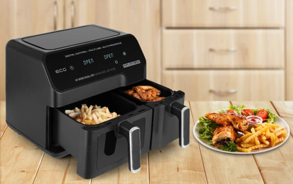 Аэрофритюрница EСG Dual Fry AF-8300 2700 Вт Київ - зображення 5