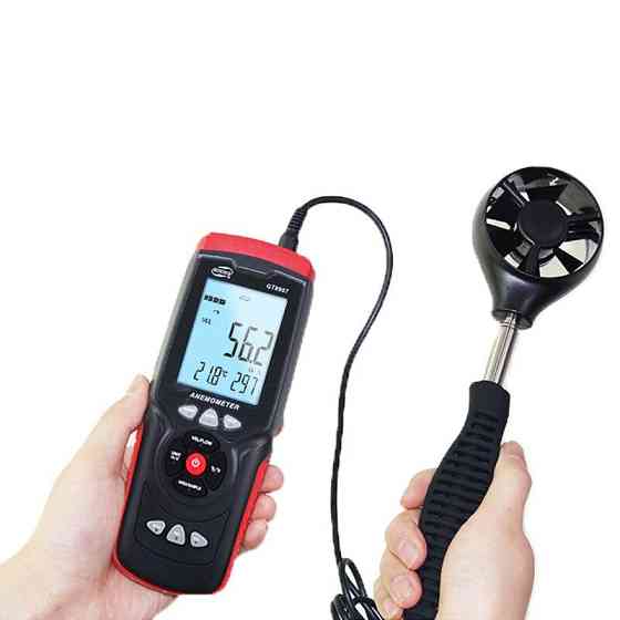 Анемометр профессиональный USB 0,3-45м/с, 0-45°C BENETECH GT8907 Харків