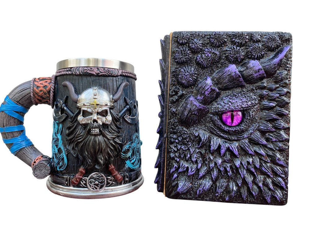 Подарочный набор Кухоль 3 Скандинавский Воина и Блокнот 3 «Око Иллюзий» Киев - изображение 3