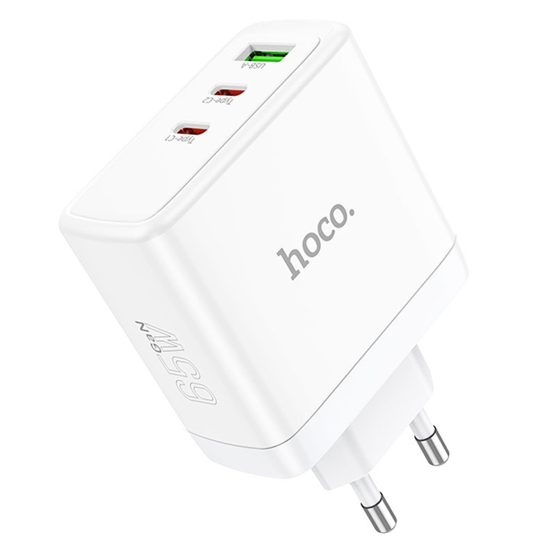 СЗУ Hoco N30 Glory PD65W+QC3.0 (1USB-A/2C) Херсон - изображение 2