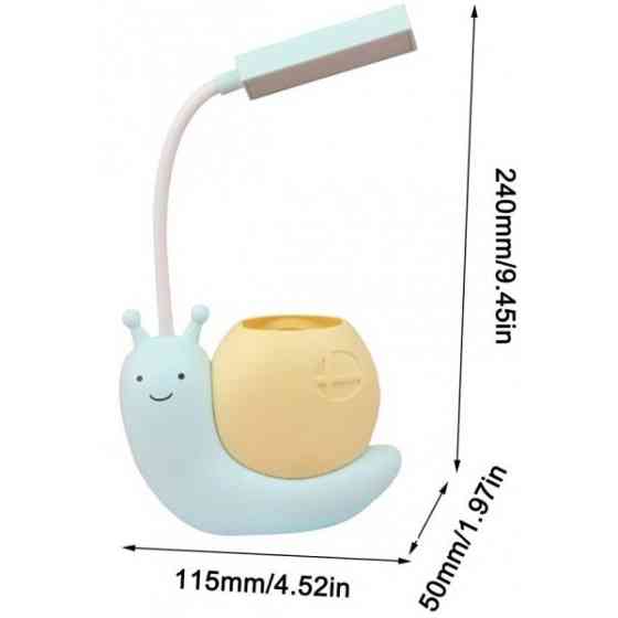 DM Настільна лампа Desk Lamp NO.904 Snail 400 mAh Blue/Yellow Харьков