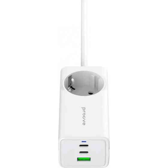 Фільтр живлення Proove Power Strip PD-02 65W (2 Type-C + 1USB) White (PSP165210001) Харків