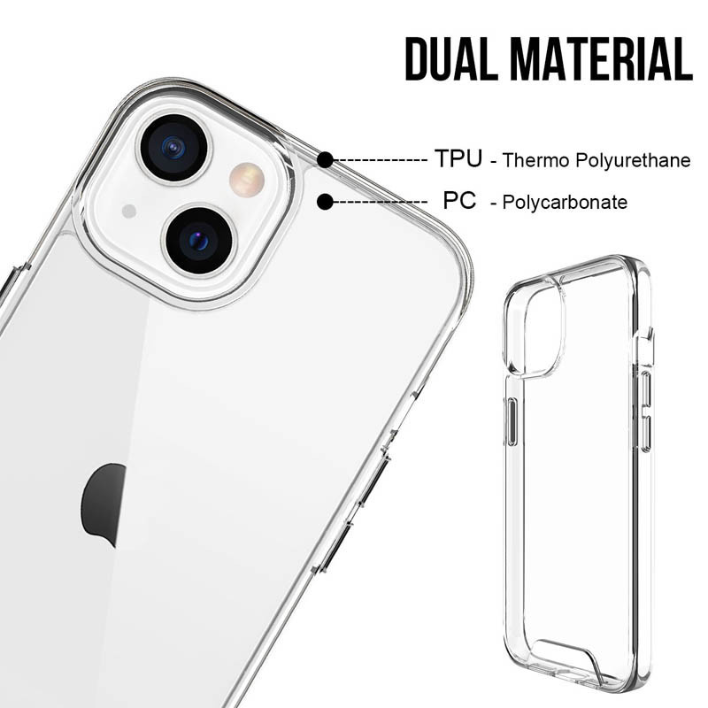 Чехол TPU Space Case transparent для Apple iPhone 13 mini (5.4") Херсон - зображення 5