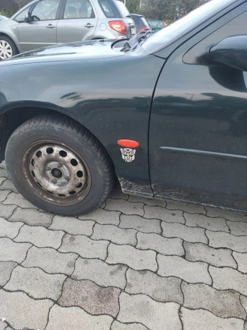 Наклейка на авто Автобот алюминиевая трансформер Київ - зображення 4