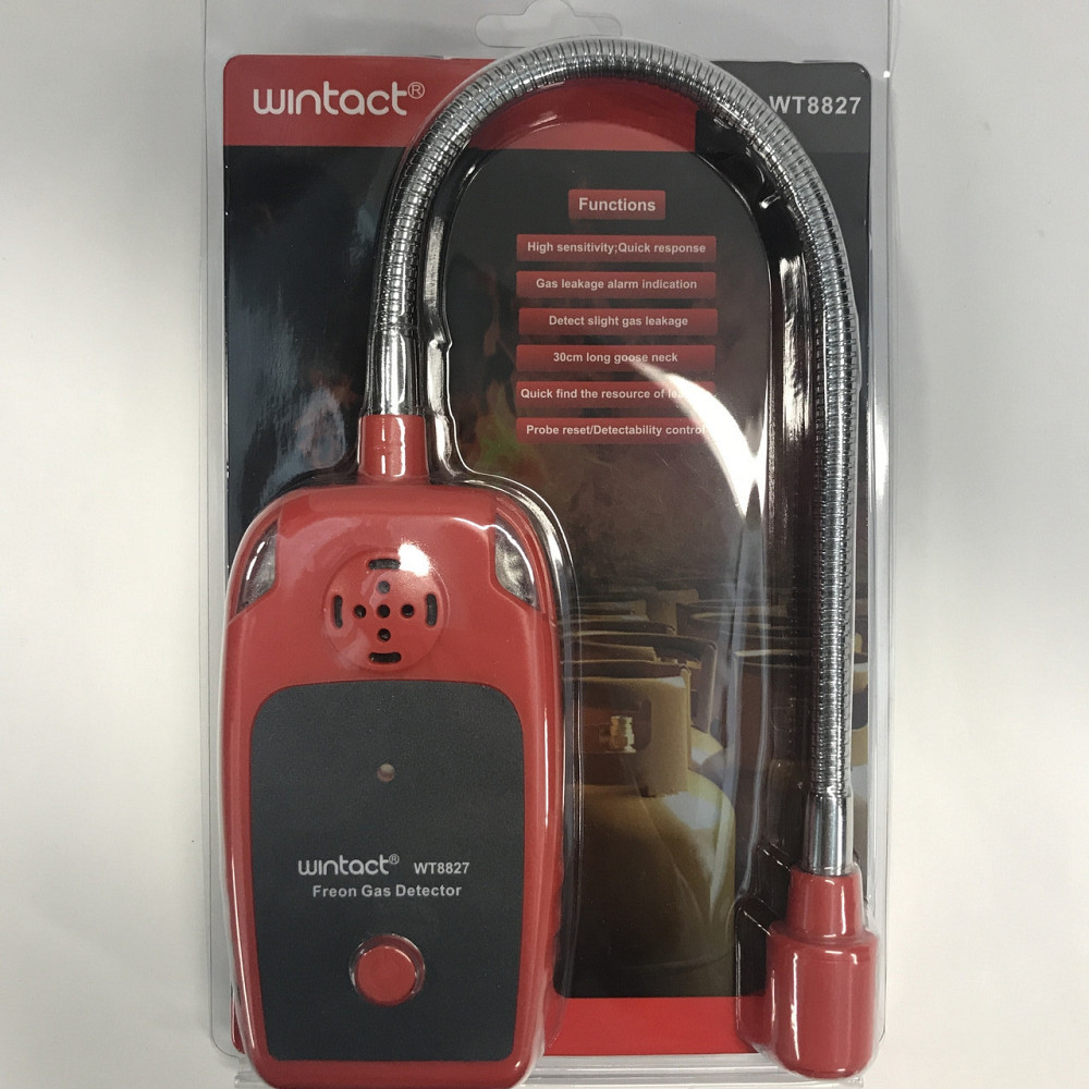 Детектор утечки фреона (10-1000 PPM) WINTACT WT8827 Харків - зображення 2