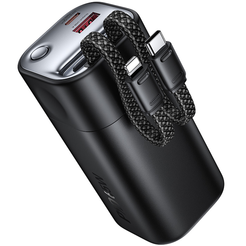 Портативное ЗУ Power Bank Hoco Q59 Chispeante PD65W with cables 20000 mAh Херсон - зображення 5