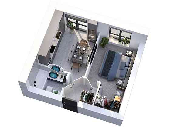 продажа 1-к квартира Киево-Святошинский, Гатное, 34200 $ 