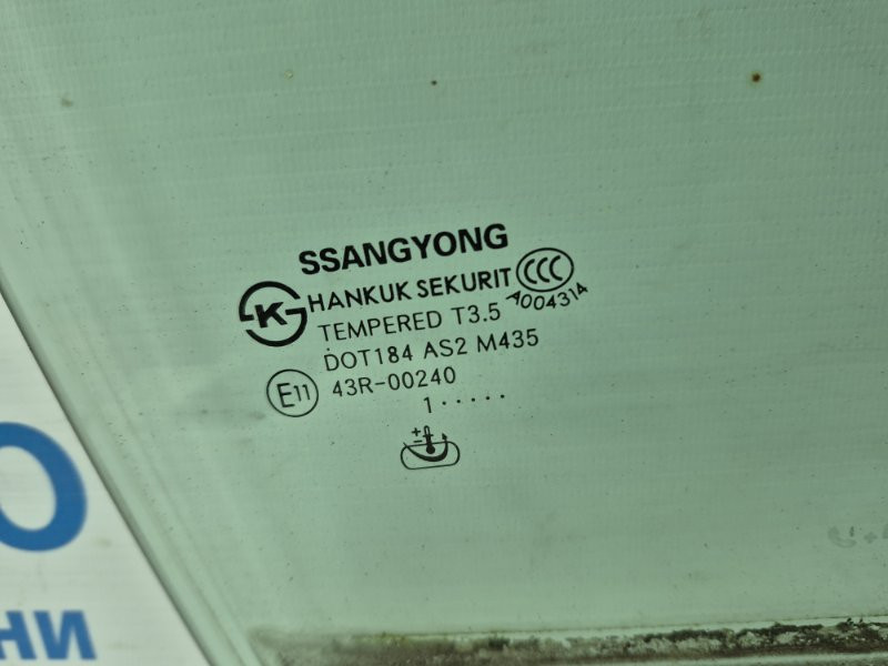 Стекло двери переднее правое SsangYong Korando C200 2.0 DIESEL D20DT 2010 (б/у) Київ - зображення 3