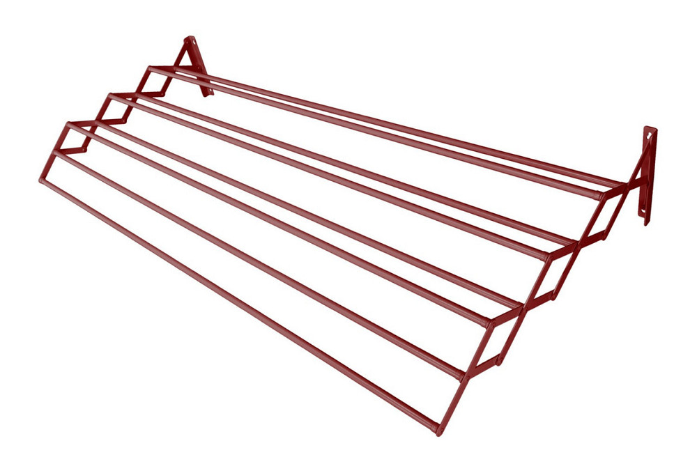 Сушилка для белья ГОСПОДАР настенная гармониковая 1000 мм 8-секционная 8 м коричневая 92-1717 Харків - зображення 1
