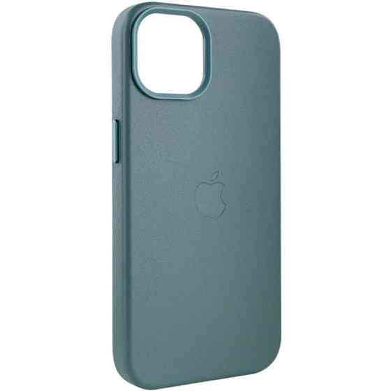 Кожаный чехол Leather Case (AA Plus) with Magnetic Fit для Apple iPhone 14 (6.1") Херсон