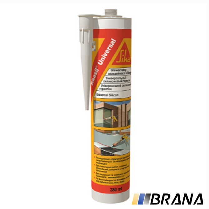 Однокомпонентний силіконовий герметик Sikasil® Universal Вишневе - зображення 1