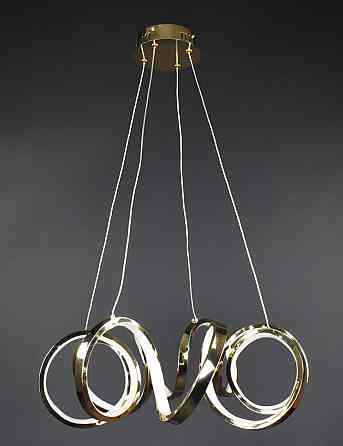 Люстра стельова LED MJ74-500-gd Золото 30-180х55х55 см. Київ