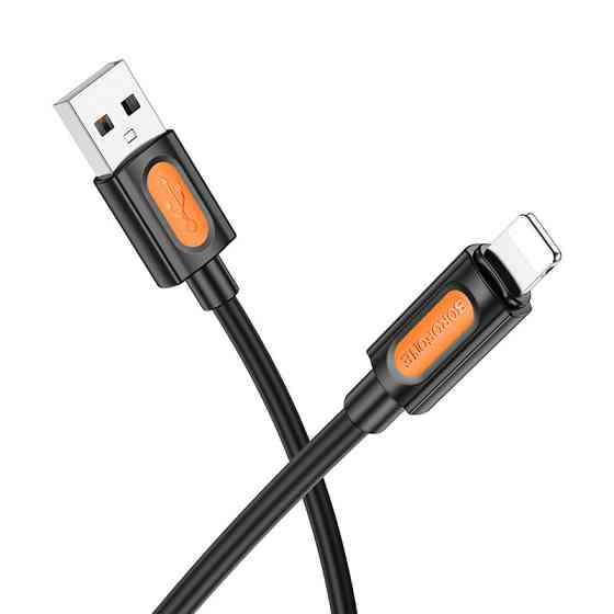 Дата кабель Borofone BX114 Structure USB to Lightning 2.4A (1m) Херсон