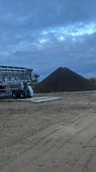 Телескопічна радіальна стрічка конвеєрна, Радіальний укладач 45 метрів. Киев - изображение 1