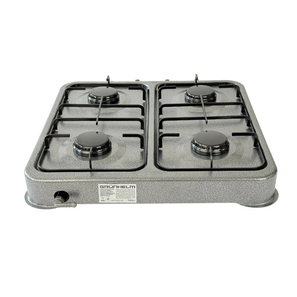 Плита газовая Grunhelm GGP-4444 8800 Вт серая Київ - зображення 5