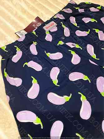 Мужские синие семейные трусы больших размеров с рисунком (арт. МБ 000352) Кривий Ріг