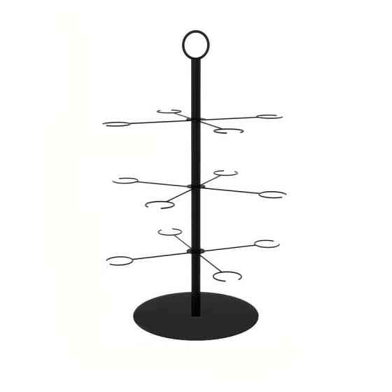 Подставка для коктейльного дерева Leeseph на 12 бокалов черная MV045а Одеса