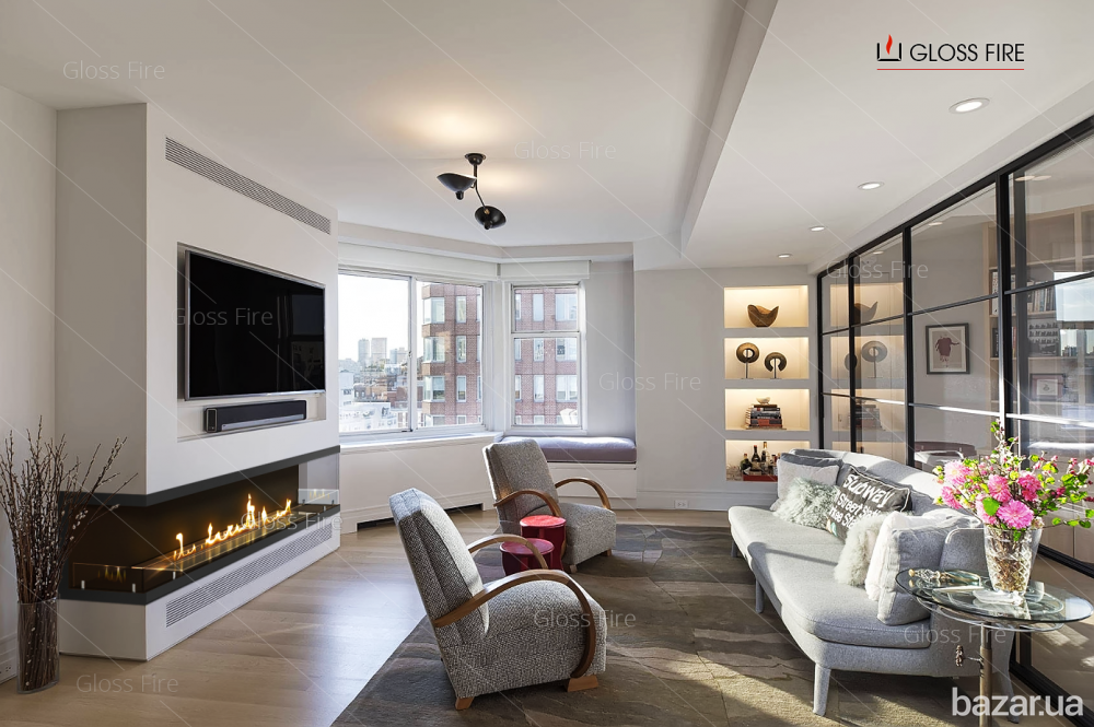 Вбудований біокамін «Очаг 1000 MS-арт.004» Gloss Fire Харьков - изображение 5