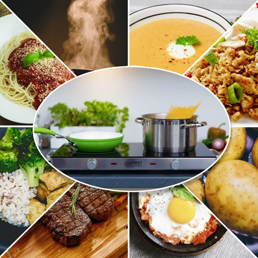 Электроплита First FA-5096-7 2800 Вт черная Киев - изображение 4