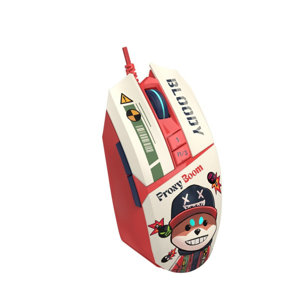 Мышь компьютерная безпроводная Bloody W63 Max Proxy Boom молочная Киев - изображение 2