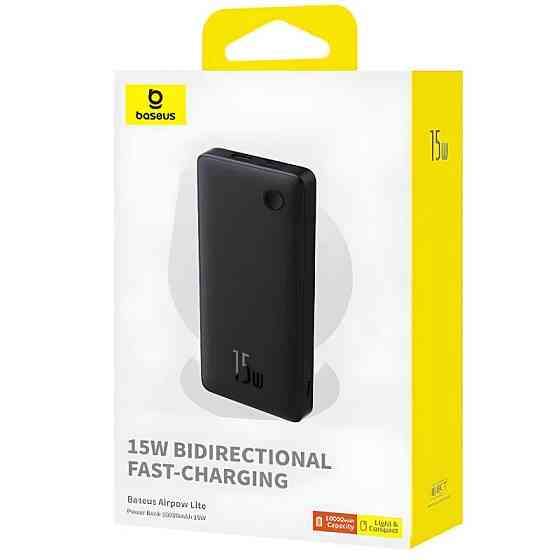 Портативное ЗУ Power Bank Baseus Airpow Lite OS 15W 10000 mAh (P10067500) Херсон
