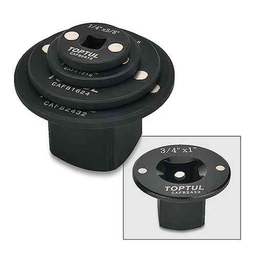 Набор магнитных переходников 1/4"-1" 4ед. TOPTUL GAAR0404 Харків