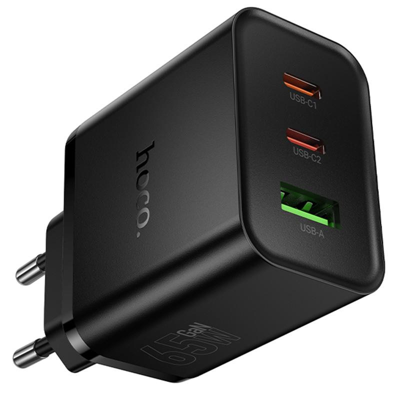СЗУ Hoco N75 Grande 65W QC+PD (1USB-A/2C) Херсон - зображення 5
