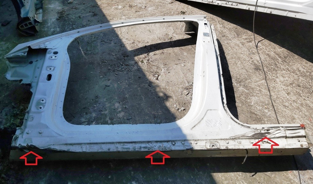 Кузовная панель (филенка) стоек А/В левая Tesla model X 1073192-S0-B Київ - зображення 1