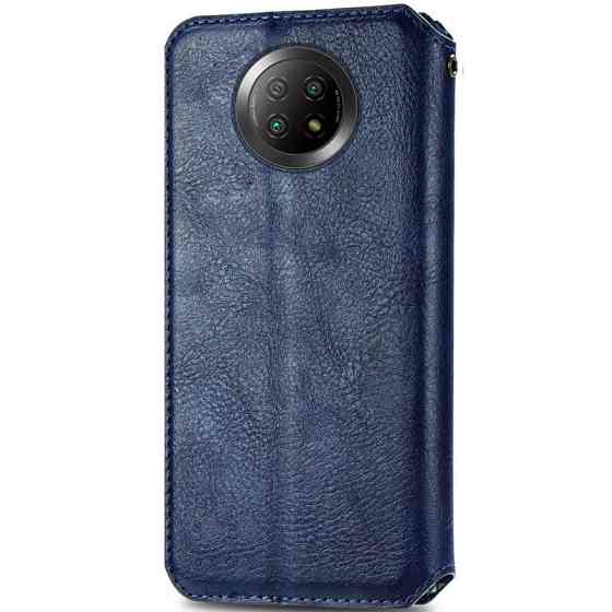 Кожаный чехол-книжка GETMAN Cubic (PU) для Xiaomi Redmi Note 9 5G / Note 9T Херсон