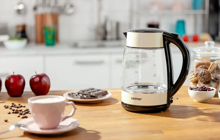 Электрочайник Zelmer ZCK8011I 1,7 л слоновая кость Київ - зображення 4