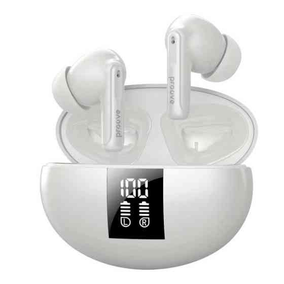 Bluetooth-гарнітура Proove Thunder Buds SE TWS with ANC (APP) White (TWTBSE01AP02) (Код товару:41779 Харків