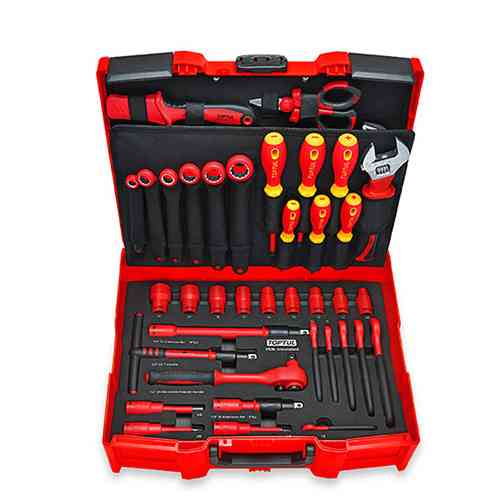 Набор диэлектрического инструмента VDE 42ед. TOPTUL GCZ-042A Харьков