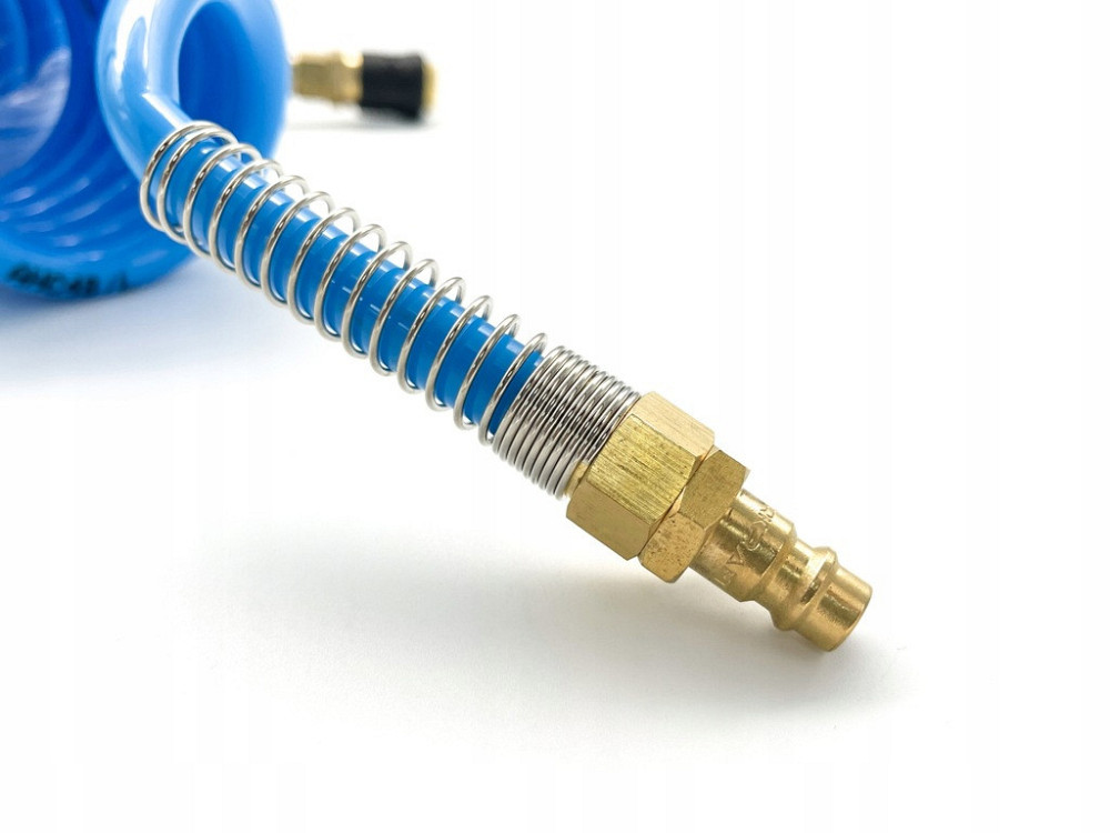 Шланг для компрессора 10 м спиральный полиуретановый 8x12мм (PROFI) AIRKRAFT AHC48-J Харьков - изображение 8