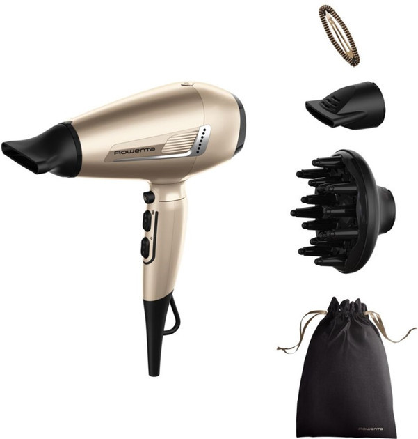 Фен Rowenta Pro Expert Tresor СolleСtion СV8861F0 2200 Вт золотистый Киев - изображение 1