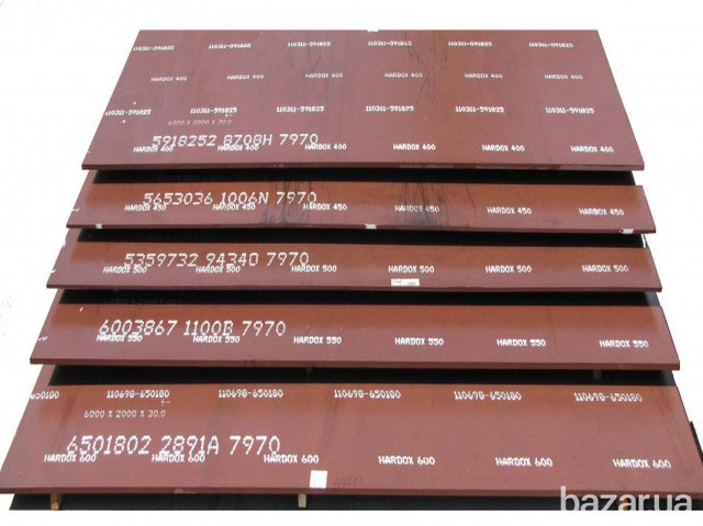 Износостойкая сталь HARDOX. HARDOX 400. HARDOX450. HARDOX500. HARDOX550 Киев - изображение 2