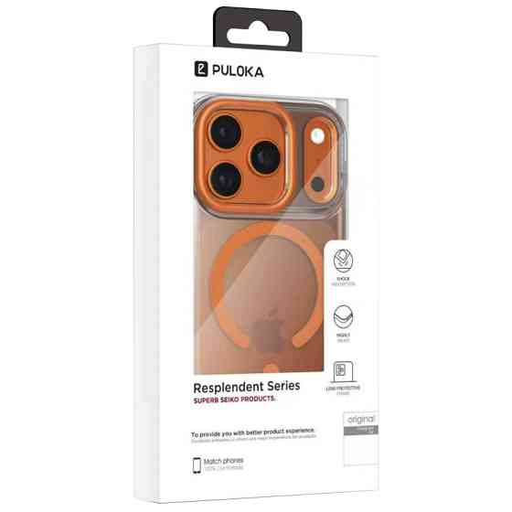 Чехол TPU+PC Puloka Resplendent with Magnetic Fit для Apple iPhone 17 Pro (6.3") Херсон