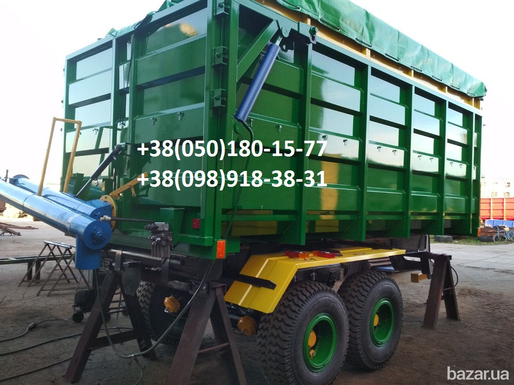 Прицеп на трактор МТЗ, ЮМЗ, тракторный самосвал зерновоз . Запорожье - изображение 3